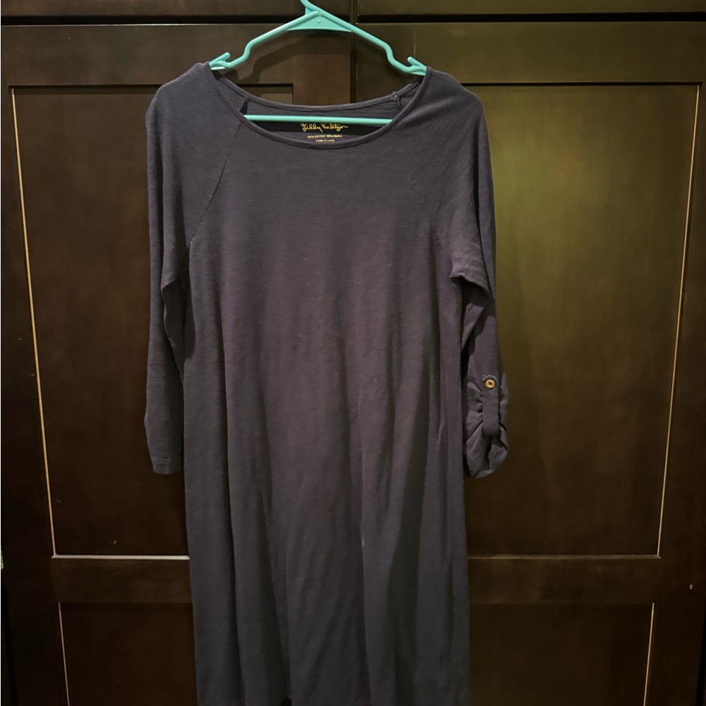 Lily Pulitzer navy T shirt dress
